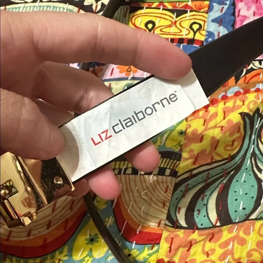 NWT Vintage Liz Claiborne reversible belt